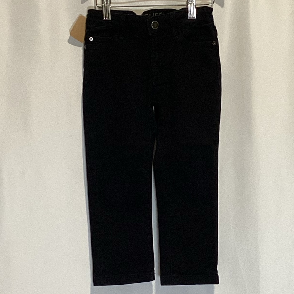 1760. DL1961 Brady Boys Black Denim Jeans EUC Size 4 Slim Fit